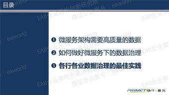 微服務架構下的數(shù)據(jù)治理 構建高效、可靠的數(shù)據(jù)處理服務